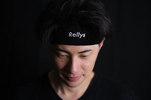 Rallys ヘアバンド（黒色）｜公式戦で使える卓球用ヘアバンド