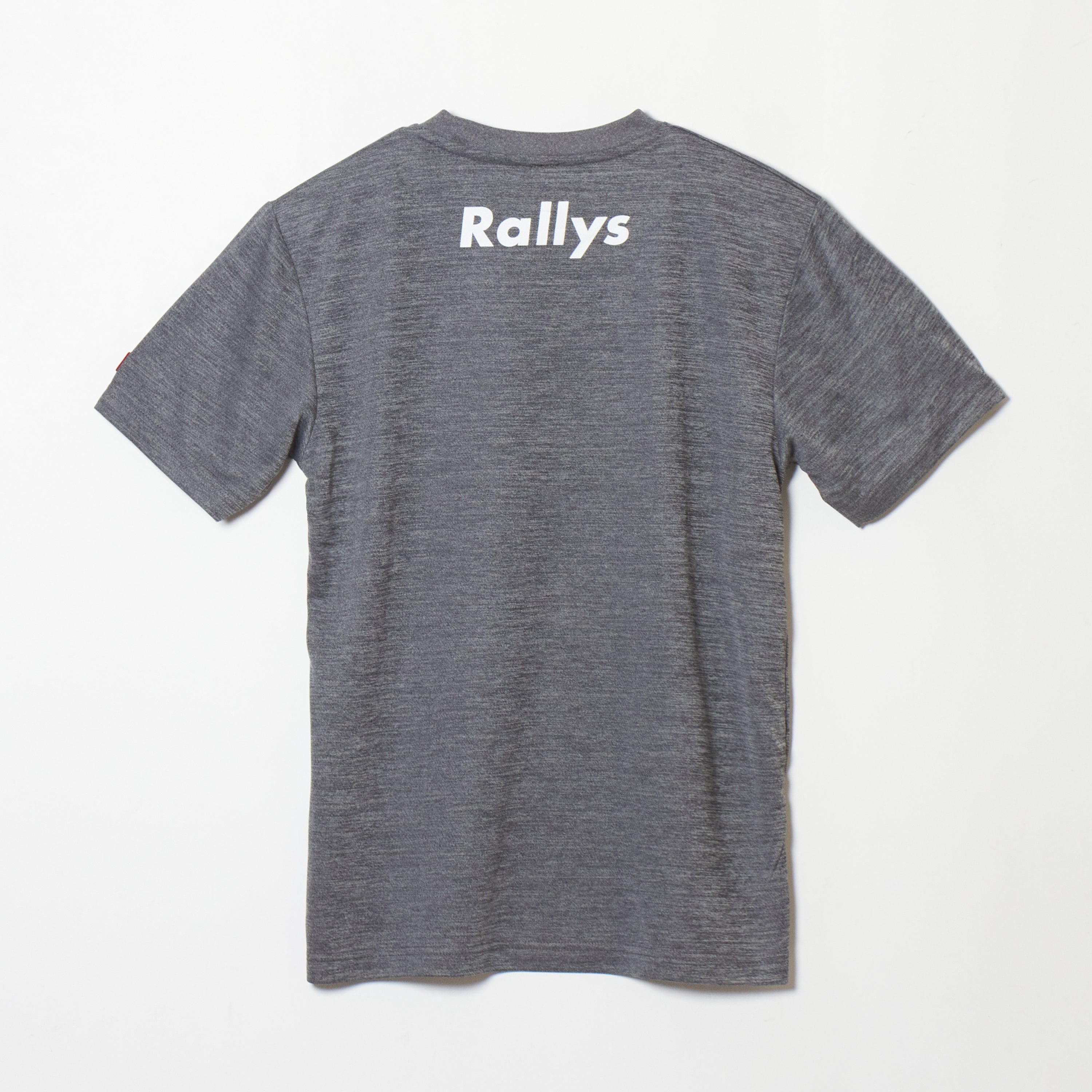 Rallys Tシャツ（ヘザーグレー・ロゴ小）｜公式戦でも使える卓球Tシャツ