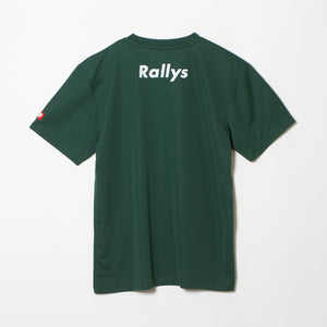 Rallys Tシャツ（アイビーグリーン・ロゴ小）｜公式戦でも使える卓球Tシャツ