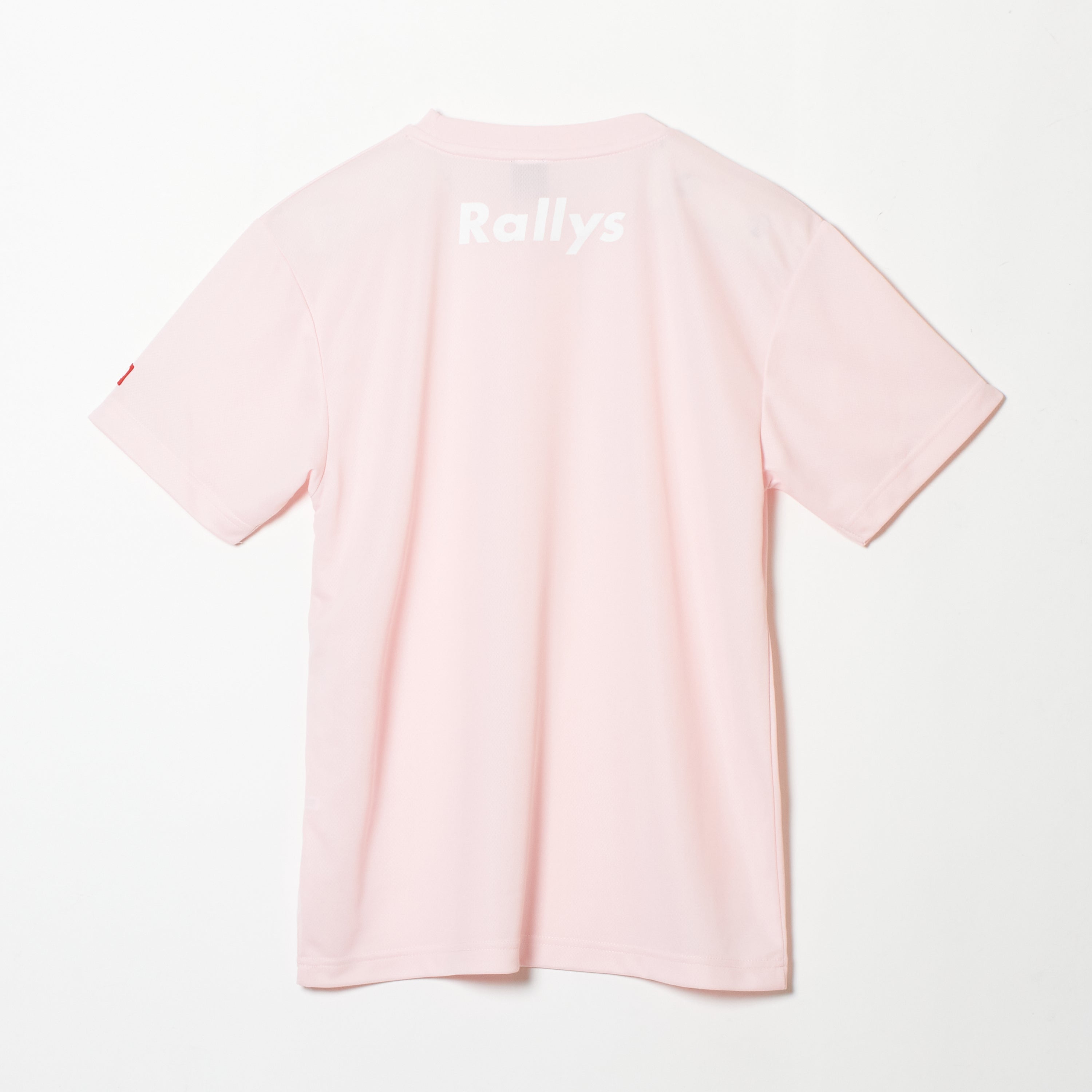 Rallys Tシャツ（ピンク・ロゴ小）｜公式戦でも使える卓球Tシャツ