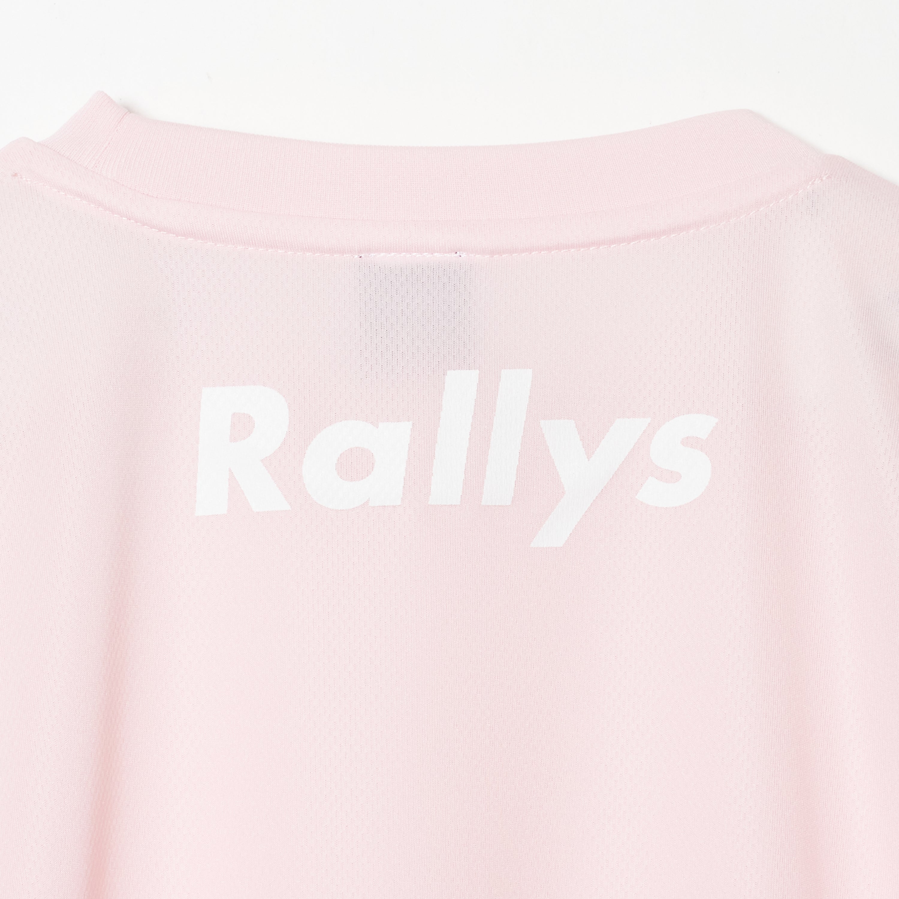Rallys Tシャツ（ピンク・ロゴ小）｜公式戦でも使える卓球Tシャツ