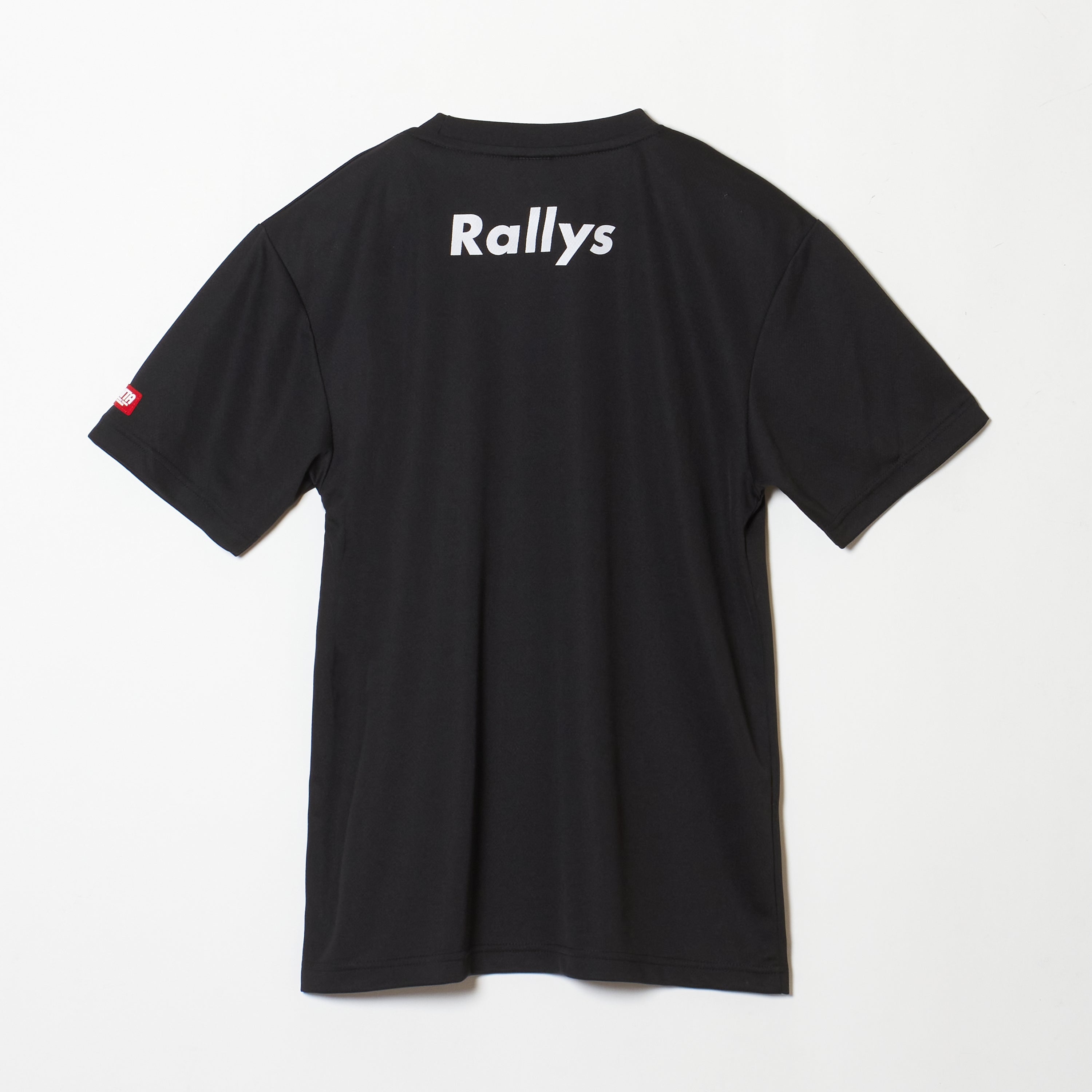 Rallys Tシャツ（ブラック・ロゴ小）｜公式戦でも使える卓球Tシャツ