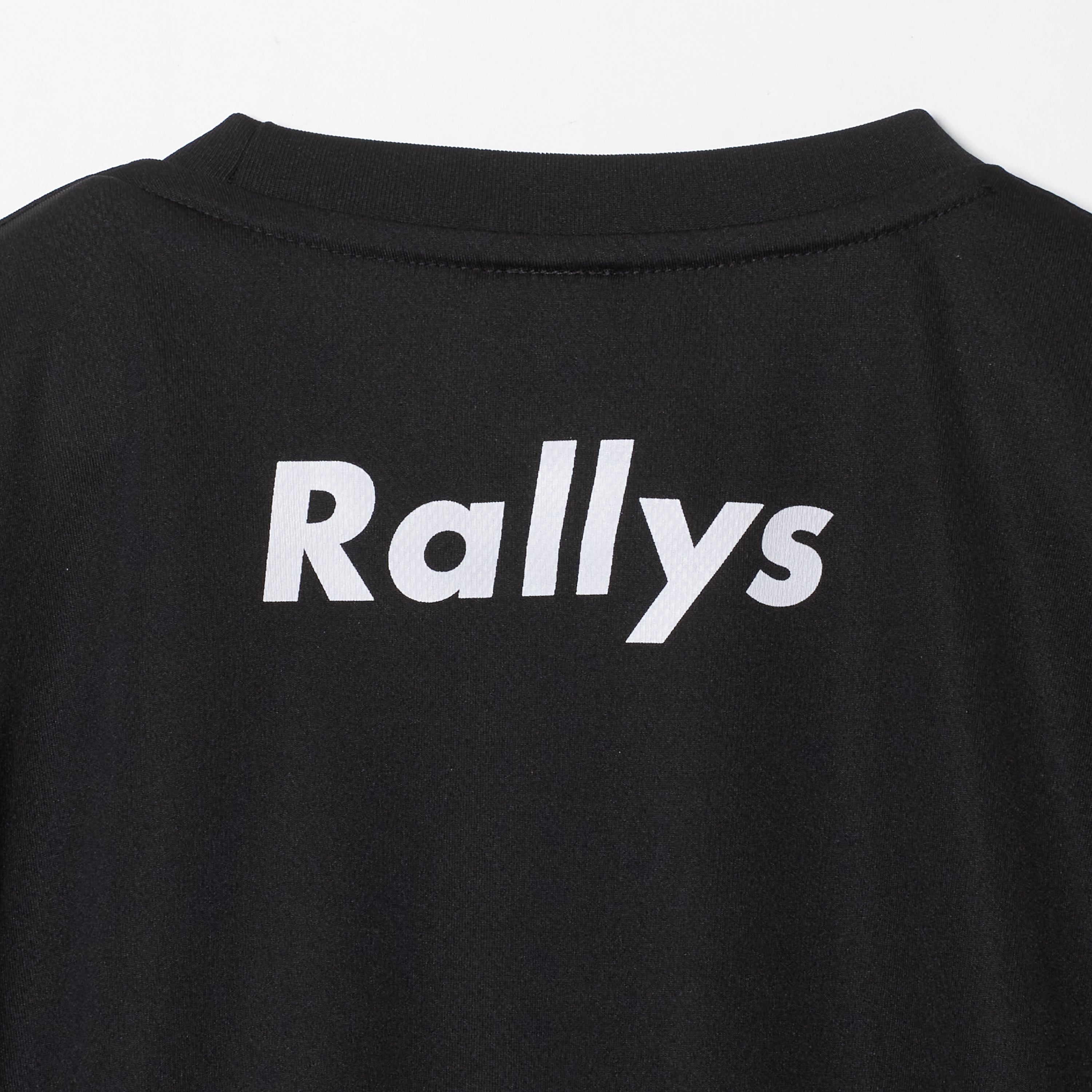 Rallys Tシャツ（ブラック・ロゴ小）｜公式戦でも使える卓球Tシャツ