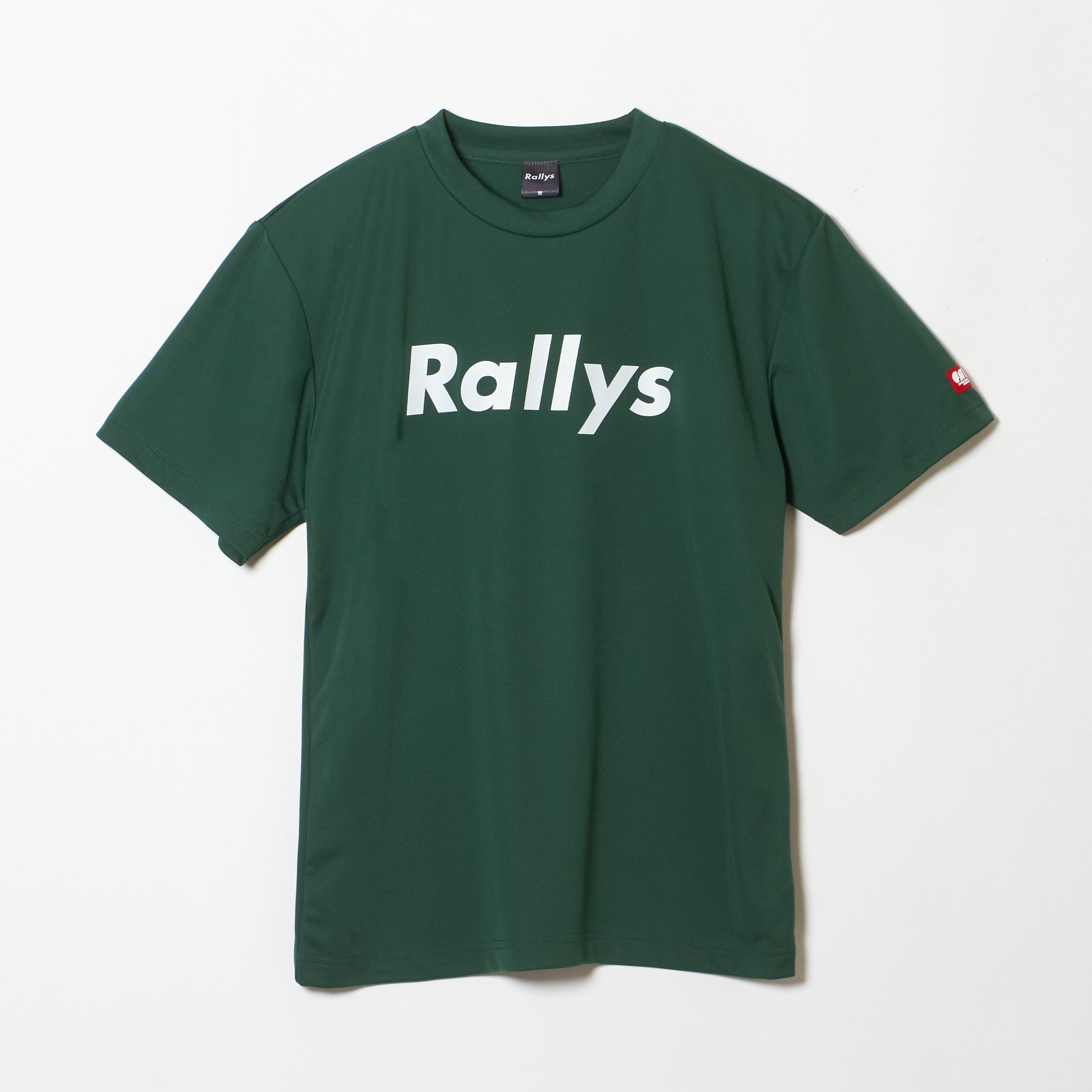 Rallys Tシャツ（アイビーグリーン・ロゴ大）｜公式戦でも使える卓球Tシャツ