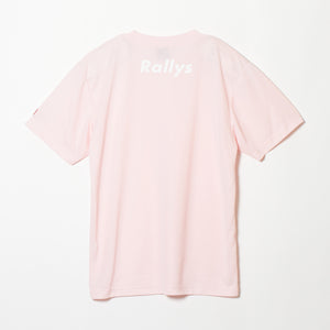 Rallys Tシャツ（ピンク・ロゴ大）｜公式戦でも使える卓球Tシャツ